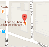 Map showing Fogo de Chão location.